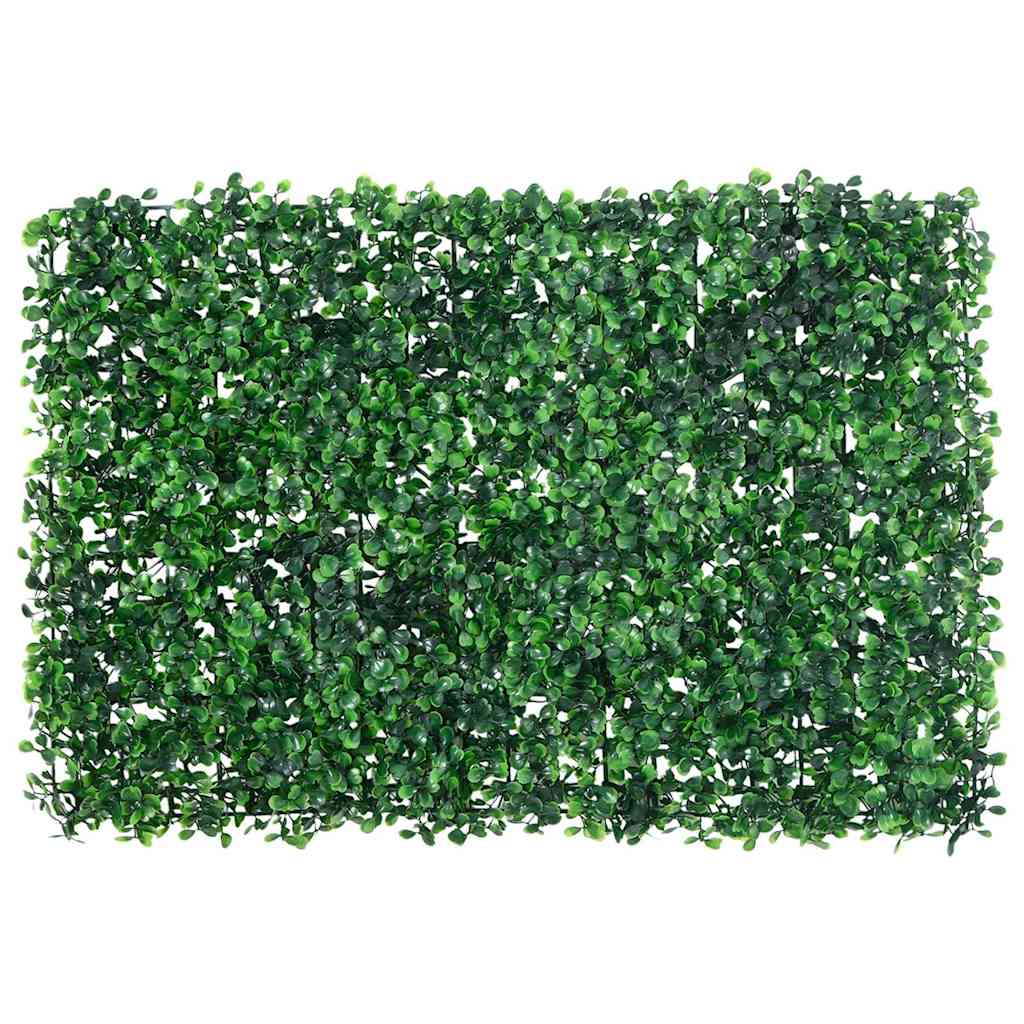 Recinzione Foglie Arbusti Artificiali 6 pz Verde 40x60 cm 366636