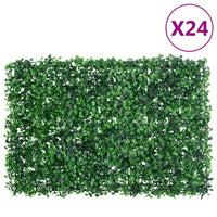 Â Recinzione Foglie Arbusti ArtificialiÂ 24 pz Verde 40x60 cmcod mxl 116053