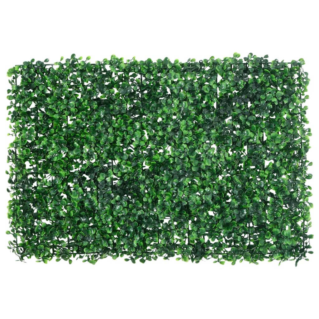 Recinzione Foglie Arbusti Artificiali 24 pz Verde 40x60 cm 366637
