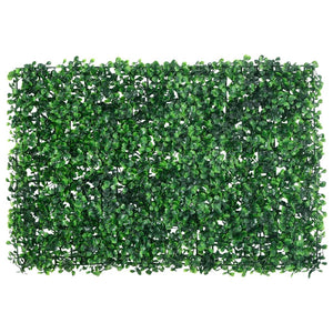 Recinzione Foglie Arbusti Artificiali 24 pz Verde 40x60 cm 366637