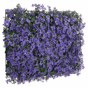Â Recinzione Foglie ArtificialiÂ 24 pz Viola 40x60 cmcod mxl 89010