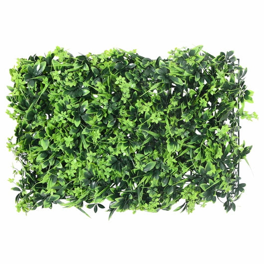 Recinzione Foglie Artificiali 24 pz Verde 40x60 cm 366645