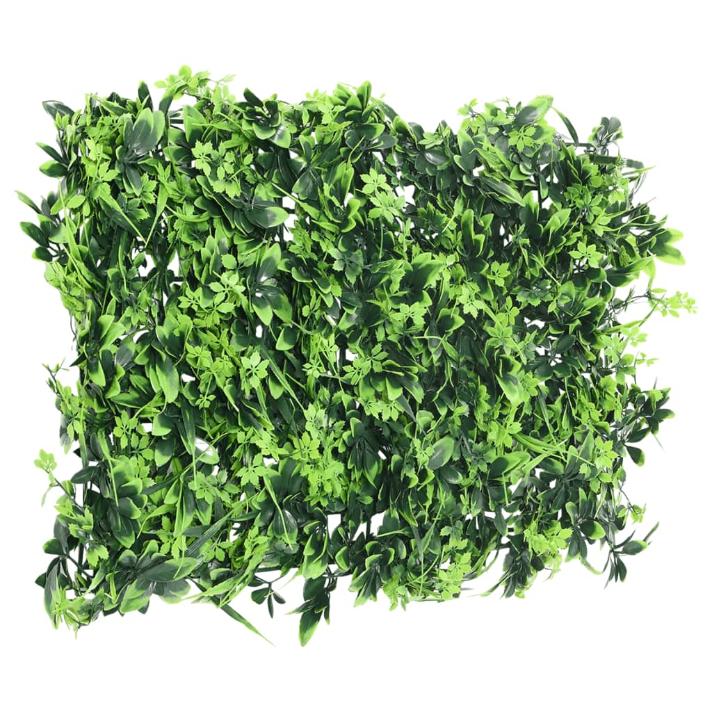 Recinzione Foglie Artificiali 24 pz Verde 40x60 cm 366645