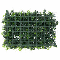   Recinzione Foglie Artificiali 24 pz Verde 40x60 cm