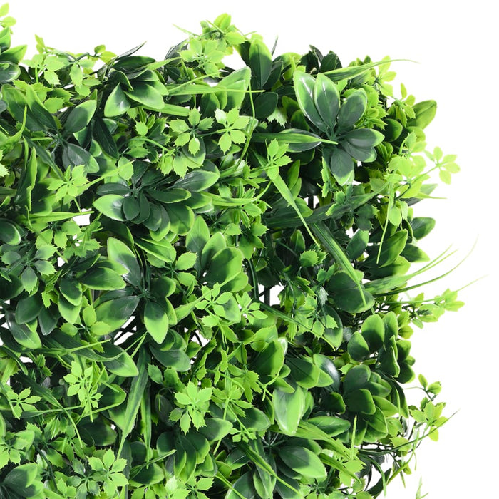   Recinzione Foglie Artificiali 24 pz Verde 40x60 cm