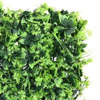 Recinzione Foglie Artificiali 24 pz Verde 40x60 cm 366645