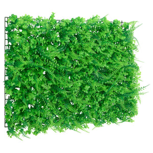 Recinzione Foglie Felce Artificiali 6 pz Verde 40x60 cm 366646