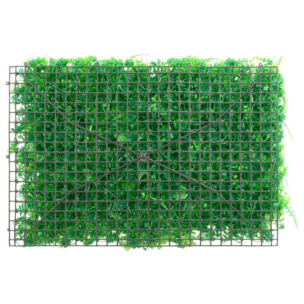 Recinzione Foglie Felce Artificiali 6 pz Verde 40x60 cm 366646