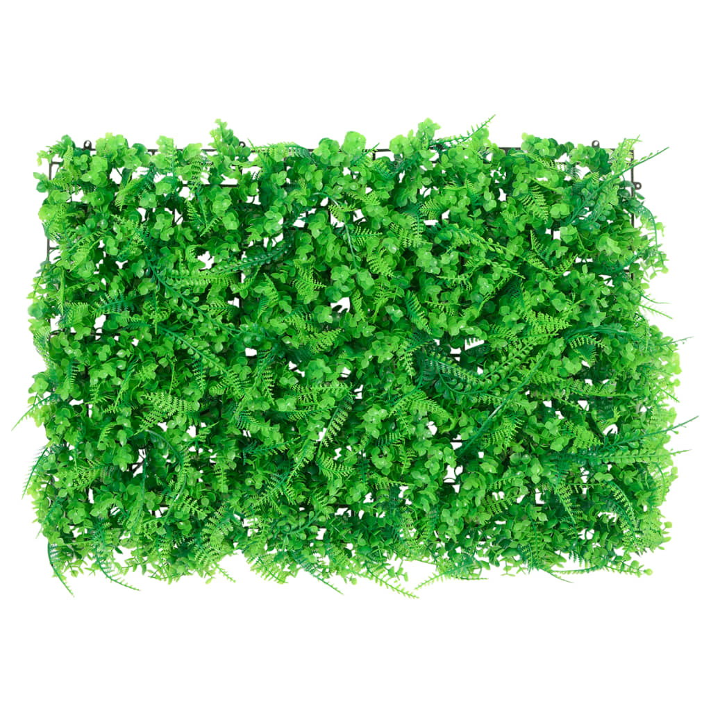 Recinzione Foglie Felce Artificiali 24 pz Verde 40x60 cm 366647