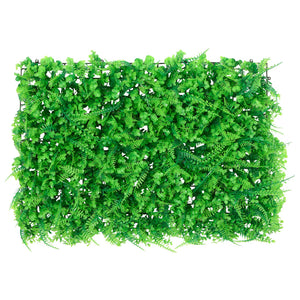 Recinzione Foglie Felce Artificiali 24 pz Verde 40x60 cm 366647