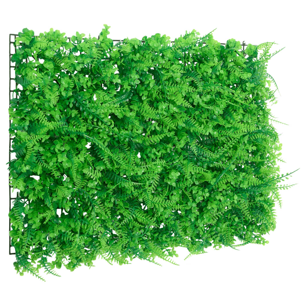 Recinzione Foglie Felce Artificiali 24 pz Verde 40x60 cm 366647
