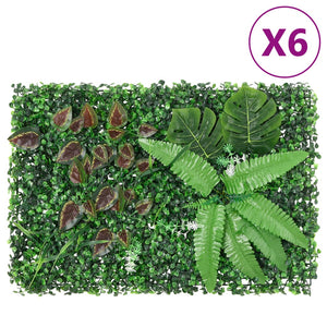 Â Recinzione Piante ArtificialiÂ 6 pz Verde 40x60 cmcod mxl 89009