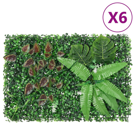 Â Recinzione Piante ArtificialiÂ 6 pz Verde 40x60 cmcod mxl 89009