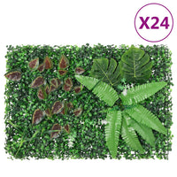 Â Recinzione Piante ArtificialiÂ 24 pz Verde 40x60 cmcod mxl 113003