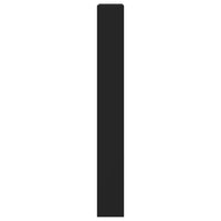 Scarpiera con 4 Cassetti Ribaltabili Nera 80x21x163,5 cm 3214365