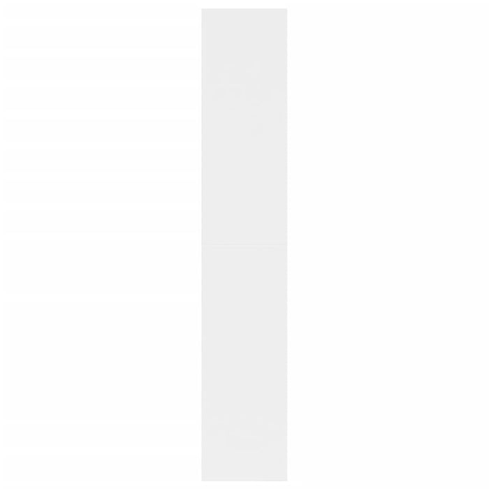 Scarpiera con 4 Cassetti Ribaltabili Bianca 80x34x187,5 cm 3214378