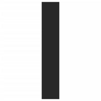 Scarpiera con 4 Cassetti Ribaltabili Nera 80x34x187,5 cm 3214379