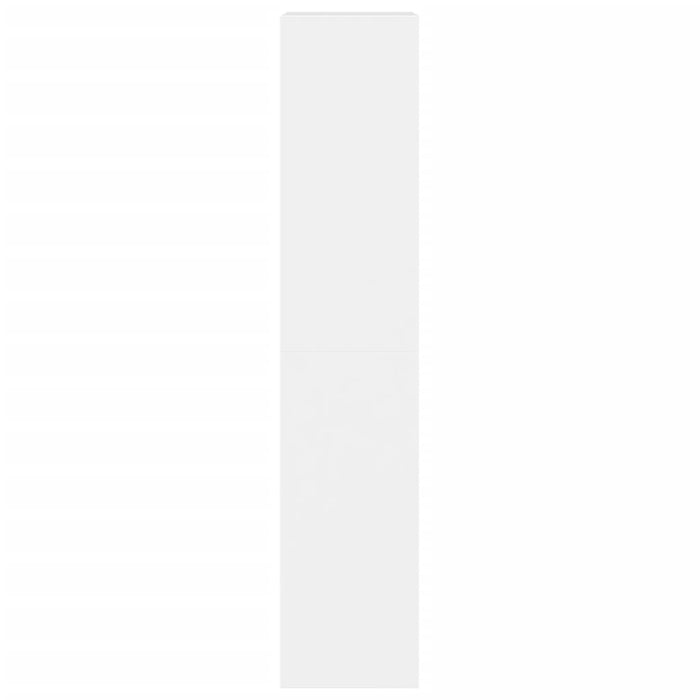 Scarpiera con 4 Cassetti Ribaltabili Bianca 60x42x204 cm 3214392