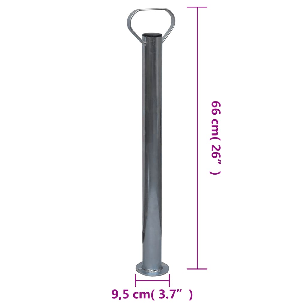 Ruota Martinetto 60 mm 2 Tubi Supporto 2 Morsetti Divisi 3214423