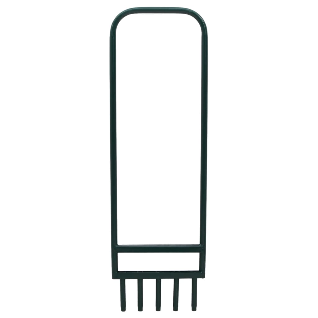 Aeratore Prato 5 Denti Cavi Acciaio Verniciato a Polvere Verde 156040