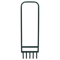 Aeratore Prato 5 Denti Cavi Acciaio Verniciato a Polvere Verde 156040