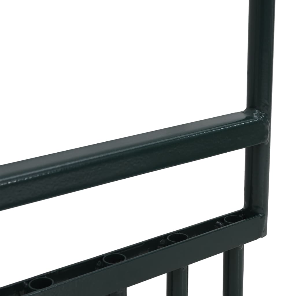 Aeratore Prato 5 Denti Cavi Acciaio Verniciato a Polvere Verde 156040