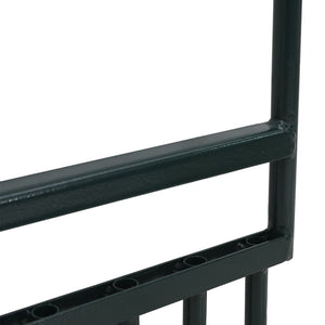 Aeratore Prato 5 Denti Cavi Acciaio Verniciato a Polvere Verde 156040