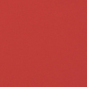 Cuscini per Sedia con Schienale Alto 4 pz Rosso Tessuto Oxford 377621