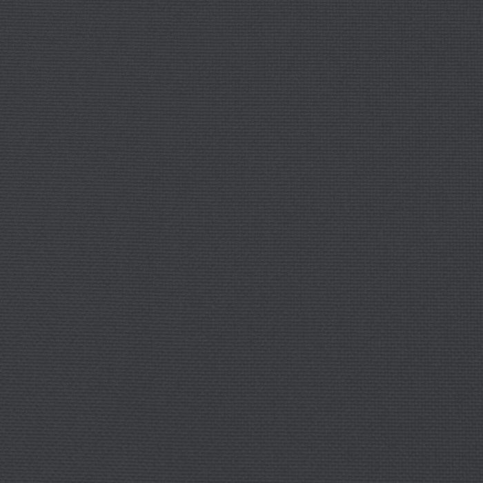 Cuscini per Sedia con Schienale Alto 2pz Nero in Tessuto Oxford