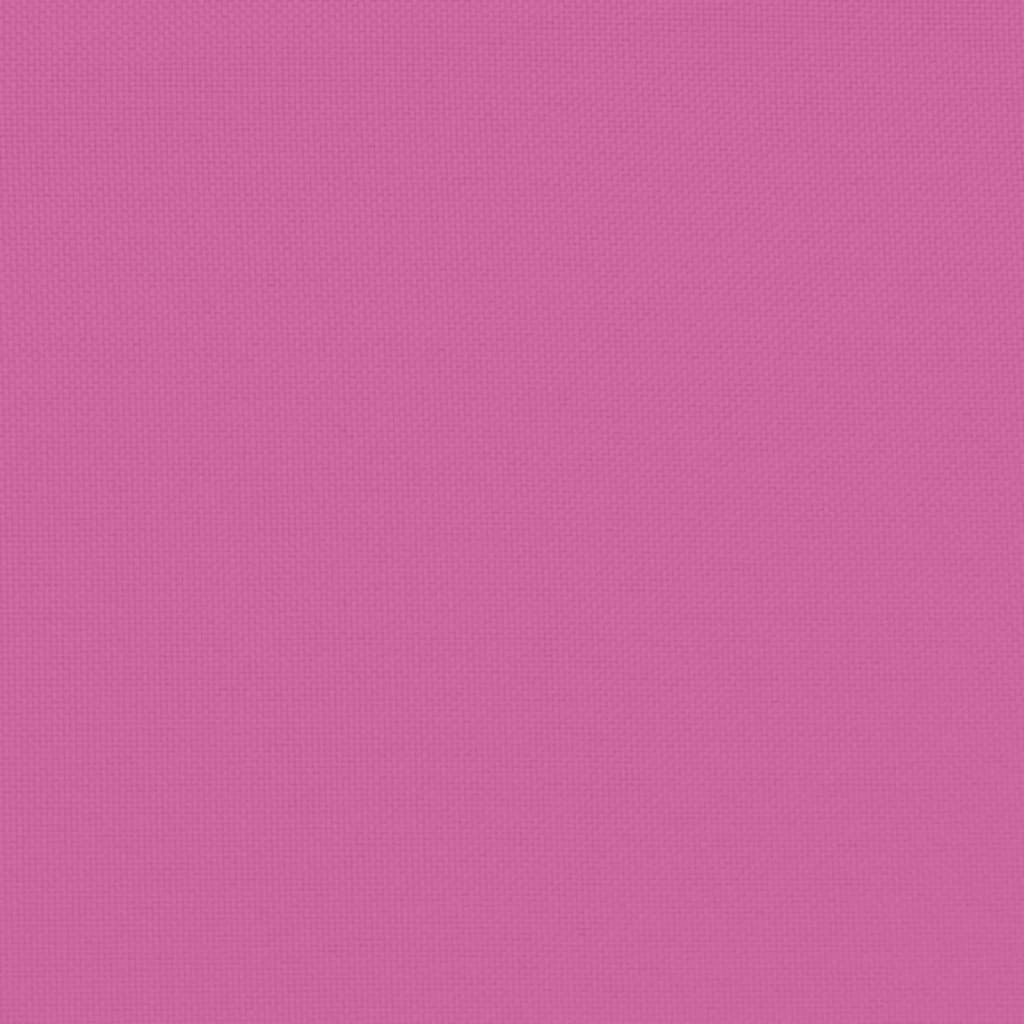 Cuscini per Sedia con Schienale Alto 6pz Rosa in Tessuto Oxford 377664