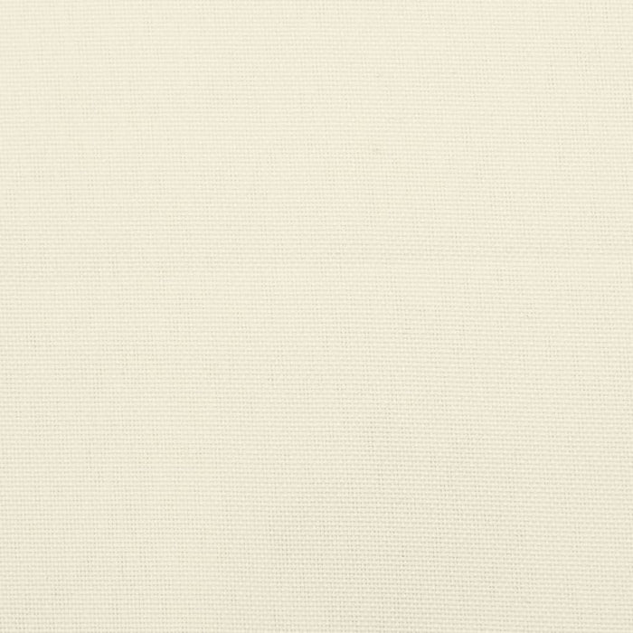 Cuscini per Sedia Schienale Basso 4 pz Crema in Tessuto Oxford 377678