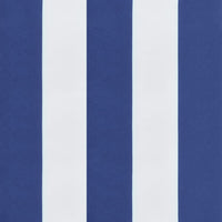 vidaXL Cuscini Sedia Schienale Basso 2 pz a Righe Blu e Bianche Oxford