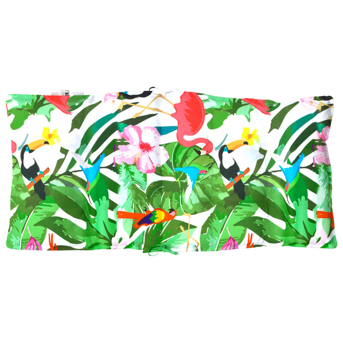 Cuscini Sedia Schienale Basso 2pz Multicolore in Tessuto Oxford 377722