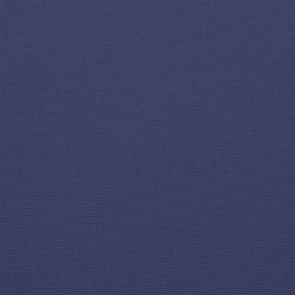 Cuscino per Pallet Blu Marino 120x40x12 cm in Tessuto 378035