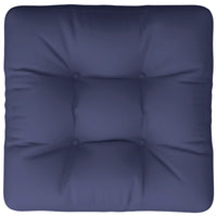Cuscino per Pallet Blu Marino 58x58x10 cm in Tessuto Oxford 378245