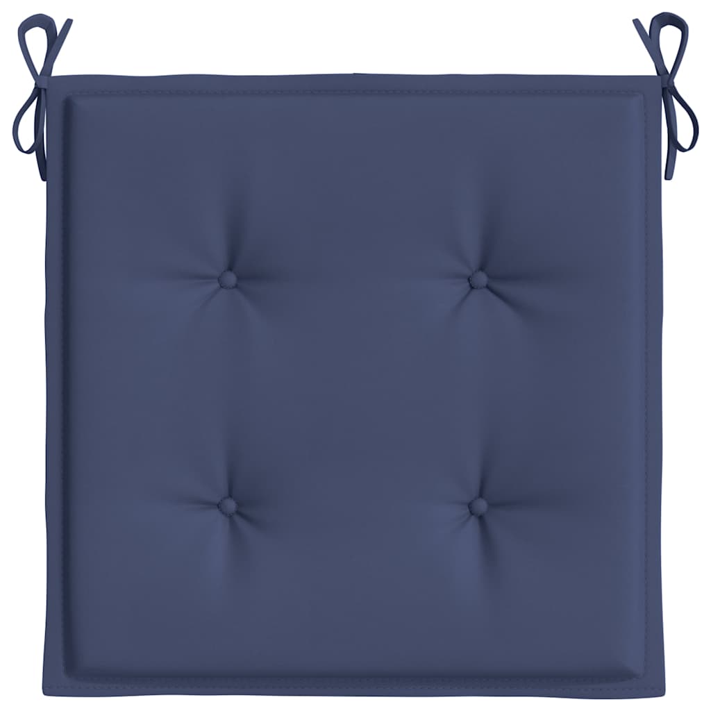 Cuscini per Pallet 6 pz Blu Marino 40x40x4 cm in Tessuto Oxford