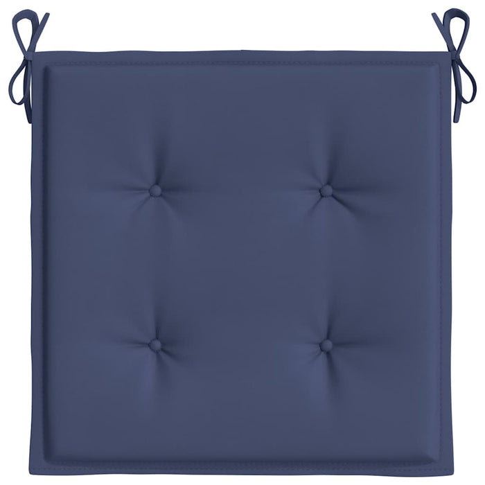 Cuscini per Pallet 6 pz Blu Marino 40x40x4 cm in Tessuto Oxford