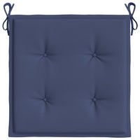 Cuscini per Pallet 6 pz Blu Marino 40x40x3 cm in Tessuto Oxford 378360
