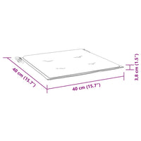 Cuscini per Pallet 6 pz Blu Marino 40x40x3 cm in Tessuto Oxford 378360