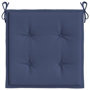 Cuscini per Pallet 4 pz Blu Marino 50x50x4 cm in Tessuto Oxford