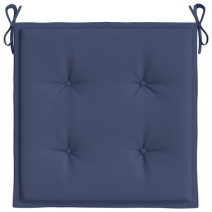 Cuscini per Pallet 6 pz Blu Marino 50x50x4 cm in Tessuto Oxford 378429