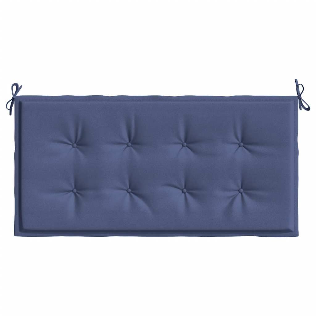 Cuscino Panca da Giardino Blu Marino 120x50x4 cm Tessuto Oxford