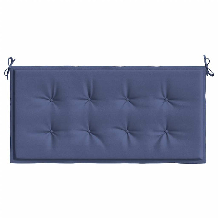 Cuscino Panca da Giardino Blu Marino 120x50x4 cm Tessuto Oxford