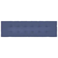 Cuscino per Panca Blu Marino 180x50x4 cm in Tessuto Oxford