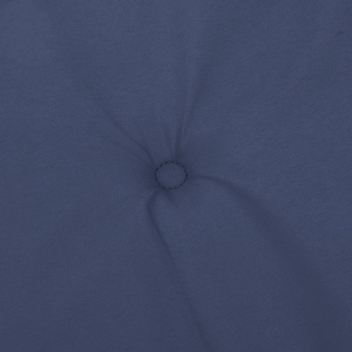 Cuscini Sedia Schienale Basso 6 pz Blu Marino in Tessuto