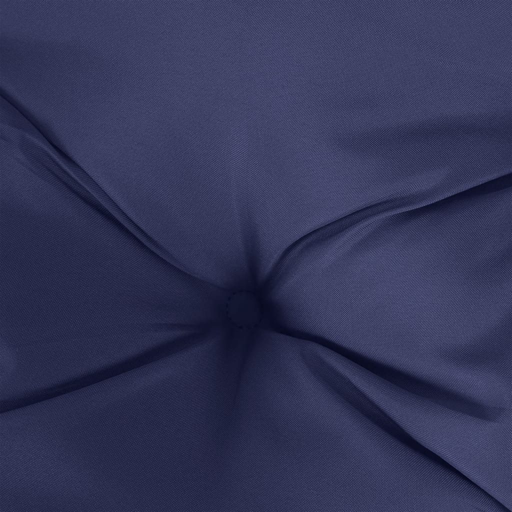 Cuscini per Panca 2 pz-Set di 2 Cuscini per panchina Blu Marino 120x50x7cm in Tessuto Oxford