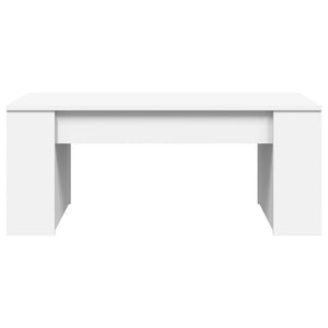 Tavolino da Salotto Bianco 102x55x42 cm in Legno Multistrato