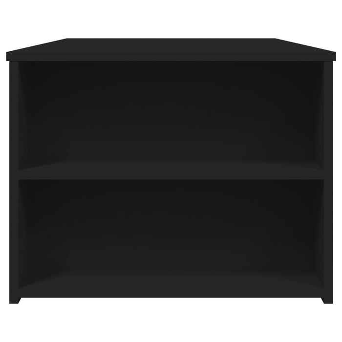 Tavolino da Salotto Nero 102x55x42 cm in Legno Multistrato