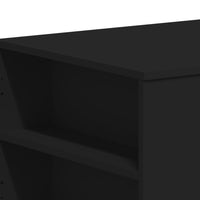 Tavolino da Salotto Nero 102x55x42 cm in Legno Multistrato