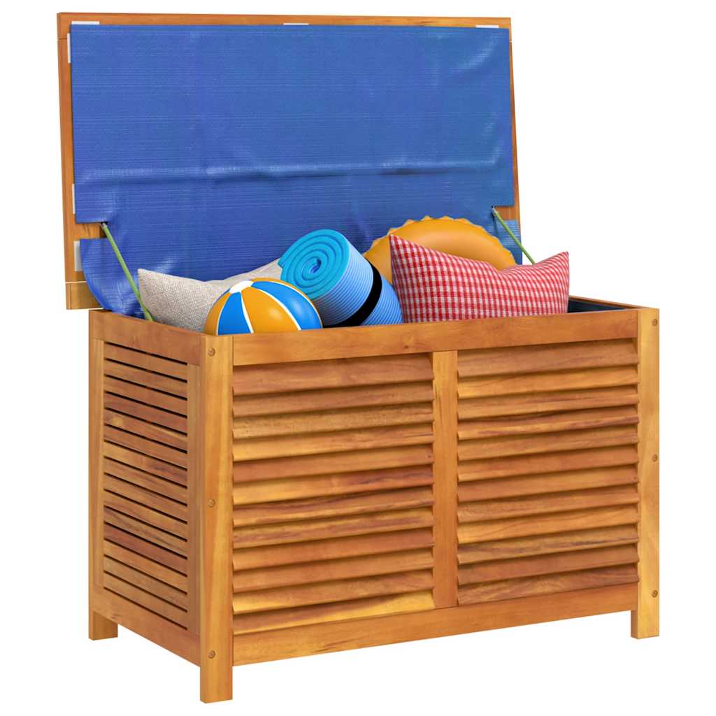 Contenitore Giardino con Feritoia 90x50x56cm Massello Acacia 365840